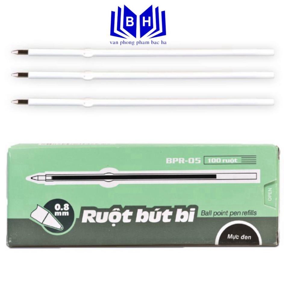 Ruột bút bi Thiên Long BPR-05 thay cho bút TL-023, TL-024, TL-025, TL-032 ngòi 0.8mm