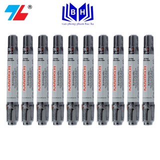 Bút lông dầu/ bút dạ dầu thiên long pm-07 - bút lông dầu 2 đầu - bút dạ dầu 2 đầu thiên long