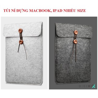 Digimix - Túi Nỉ Chống Sốc Bảo Vệ Laptop - Macbook Air Pro 11 inch, 12 inch, 13 inch, 14 inch, 15 inch, 16 inch.