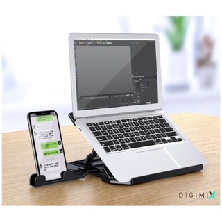 Digimix - Giá đỡ laptop,macbook,ipad, kệ đỡ máy tính làm từ nhựa ABS cao cấp tản nhiệt, tiện lời sử dụng