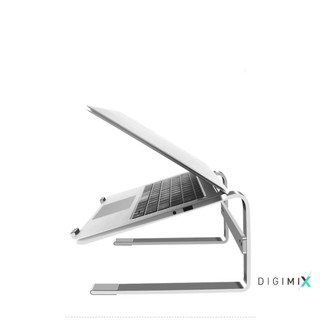 [Mã ELMS10 giảm 6% đơn 50K] Giá đỡ laptop bằng nhôm, hỗ trợ tản nhiệt mã L210, kiêm kê gọn bàn phím ngoài, mẫu 2 tầng.