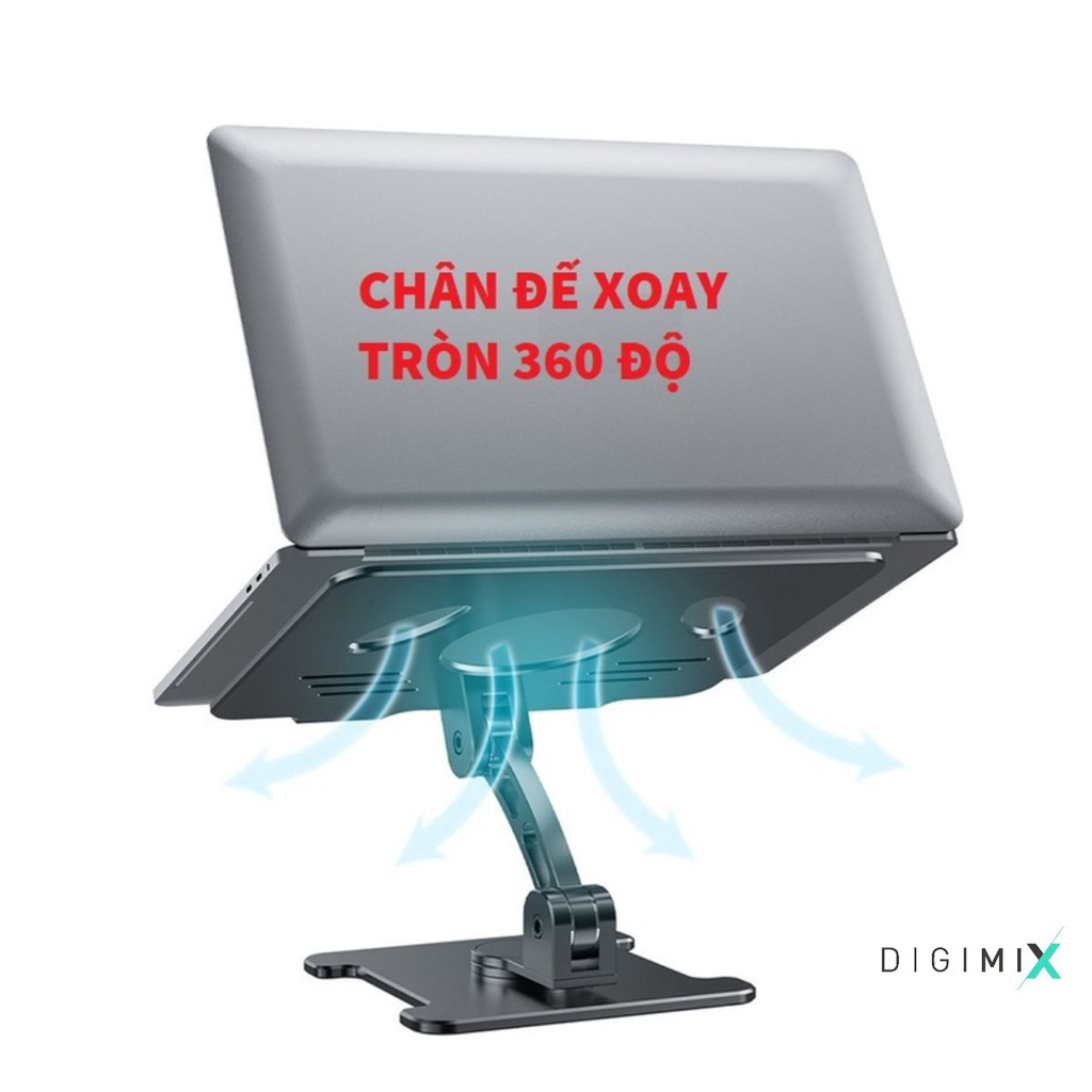 Digimix - Giá đỡ Laptop Macbook Máy tính xách tay MT99, MT88 chắc chắn, điều chỉnh độ cao máy 11 - 1