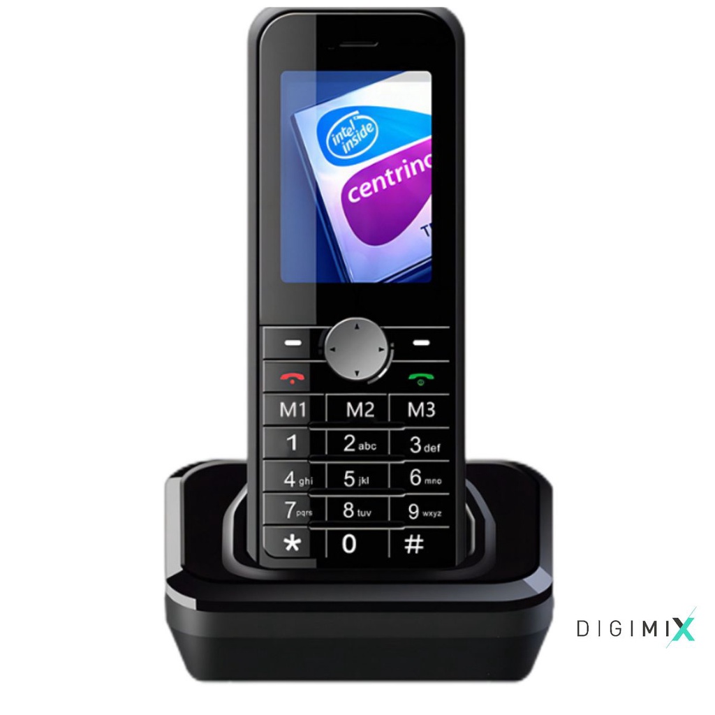 Điện thoại homephone, gphone không dây ETS-5188, dùng tất các loại sim di động, sim máy bàn. Model cầm tay kèm dock sặc