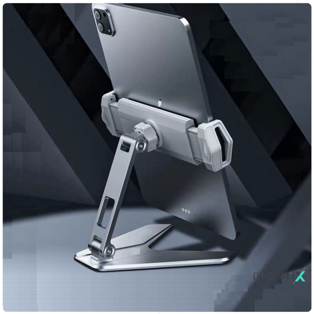 Digimix - Giá kẹp xoay 360 độ đỡ điện thoại máy tính bảng tablet P15 cho iPhone, iPad, Surface, Samsung hợp kim nhôm