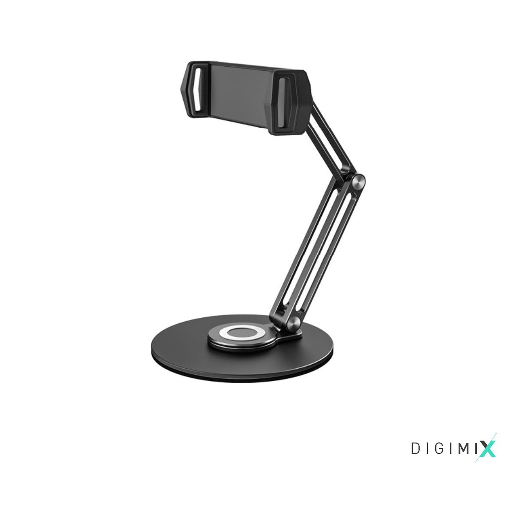Digimix - Giá đỡ Ipad Iphone Galaxy Tab L07, P47 P15 dạng kẹp máy tính bảng tablet xoay 360 độ