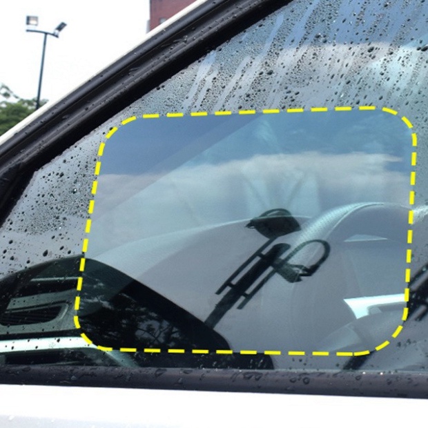 Miếng Dán Kính Chống Nước Gương Chiếu Hậu, Dán Kinh Ô Tô, Ngăn Bám Nước Mưa Kinh Xe Hơi, Film Dán Chống Đọng Nước