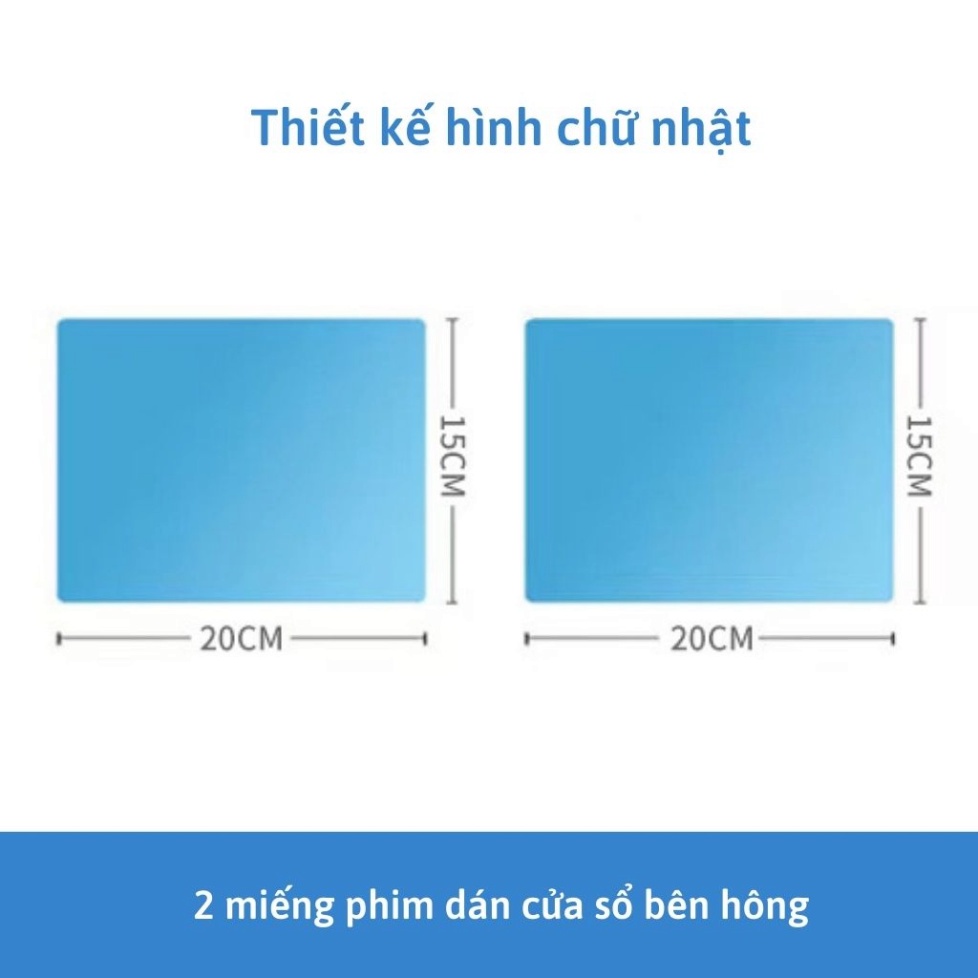 Miếng Dán Kính Chống Nước Gương Chiếu Hậu, Dán Kinh Ô Tô, Ngăn Bám Nước Mưa Kinh Xe Hơi, Film Dán Chống Đọng Nước