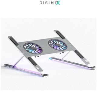 Giá đỡ laptop digimix có thể gấp gọn điều chỉnh độ cao, fan quạt cao cấp p11f, n3, g10, d102, d103