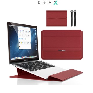 [ 3in1 ]  Túi Bao Da PU Đựng Kê Tản Nhiệt, Kê Cổ Tay Cho Laptop Macbook Máy 11 inch - 17inch Tác Dụng 3 Trong 1 Cao Cấp.