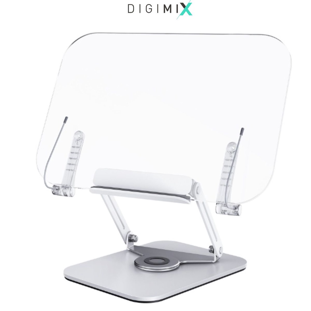 DigiMix Giá đỡ đọc sách bằng gỗ đa năng tiện lợi cho người lớn và trẻ em chân đế xoay 360 độ tiện dụng.