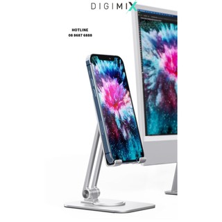 Giá đỡ điện thoại, iphone, ipad, tablet công thái học, chân đế xoay 360 độ tiện lợi L05 cao cấp DigiMix.