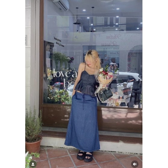 Chân váy dài pass đồ