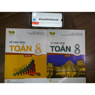 Sách - Combo Vở thực hành Toán 8 tập 1 + 2 (Kết nối tri thức với cuộc sống)