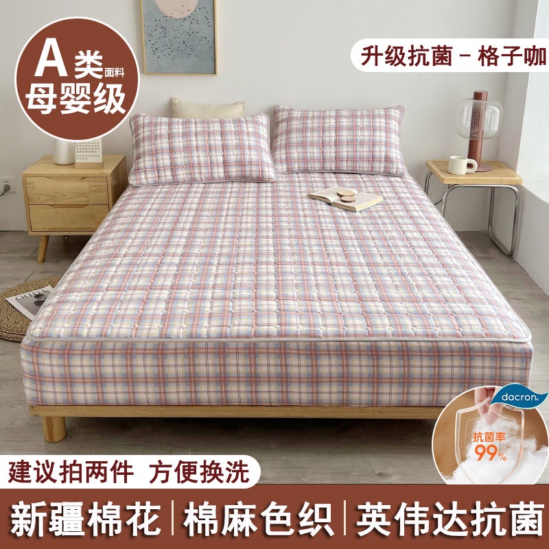Bộ Ga Trải Giường Bằng cotton Lanh Dày Dặn Trang Trí Nội Thất