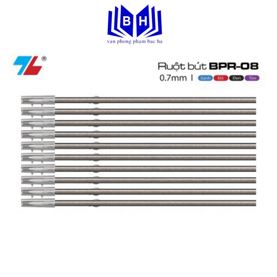 Ruột bút bi Thiên Long BPR-08 thay cho bút bi TL-036 ngòi 0.7mm