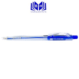 Combo 5 Bút Bi Thiên Long Flexoffice FO-03/VN ( Xanh, Đỏ, Đen )