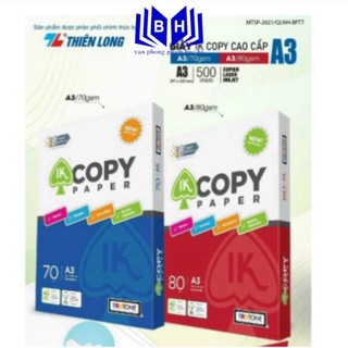 Ram giấy A3 70 gsm IK Copy (500 tờ)