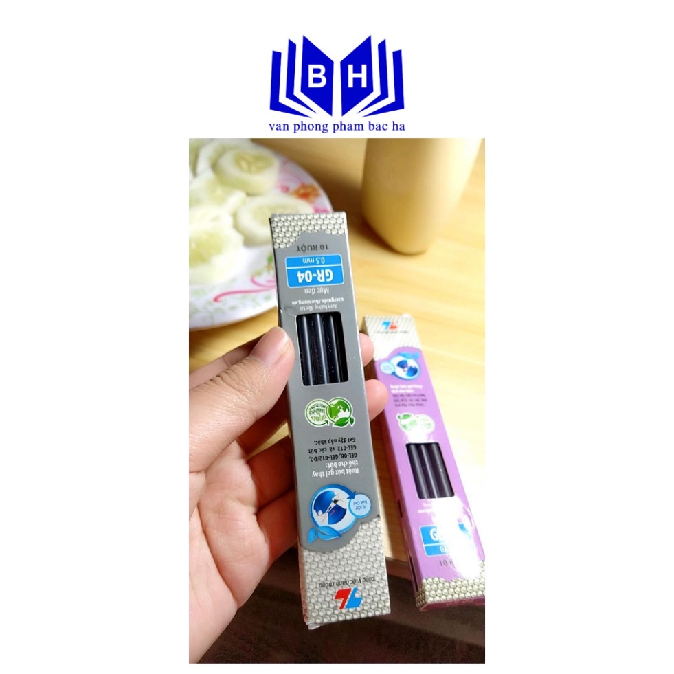Ruột bút gel GR-04 - Ruột bút gel nước Thiên Long ngòi 0.5mm