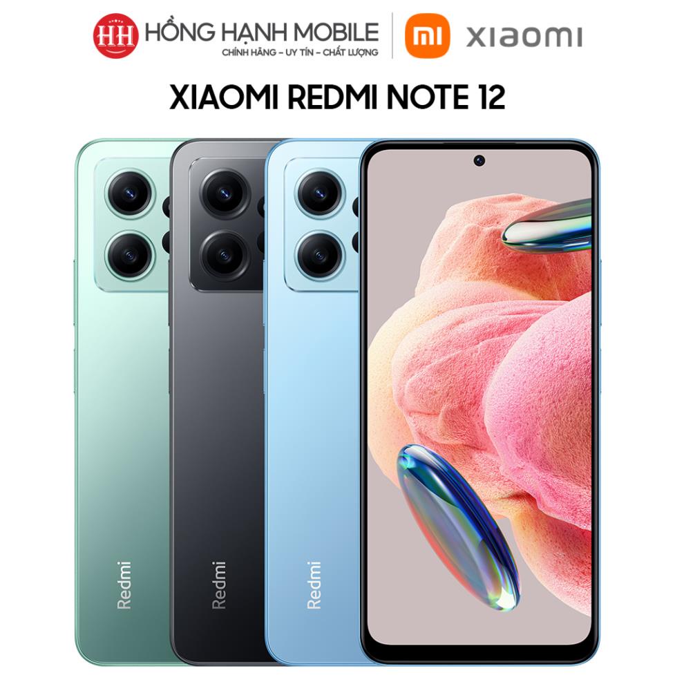 Điện Thoại Xiaomi Redmi Note 12 4GB/128GB - Hàng Chính Hãng - Bảo hành chính hãng 12 tháng