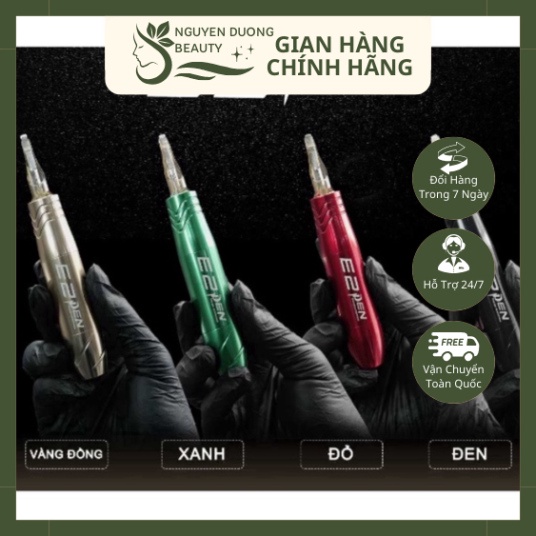 [CHÍNH HÃNG]  Máy Pen E2 Mini - Phun Mày Môi Thẩm Mỹ Tạo Hình Tatto