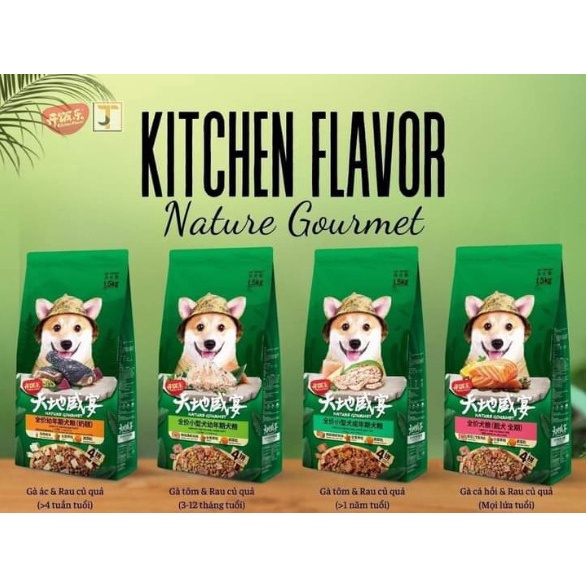 Thức ăn chó Kitchen Flavor gói 1.5kg