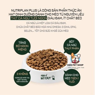 Thức ăn cho mèo Nutri Plan túi zip 1kg