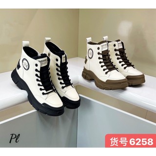 Thể thao cao cổ hàng cao cấp da thật fom chuẩn nét fullbox size 35-39 đế kếp 5cm