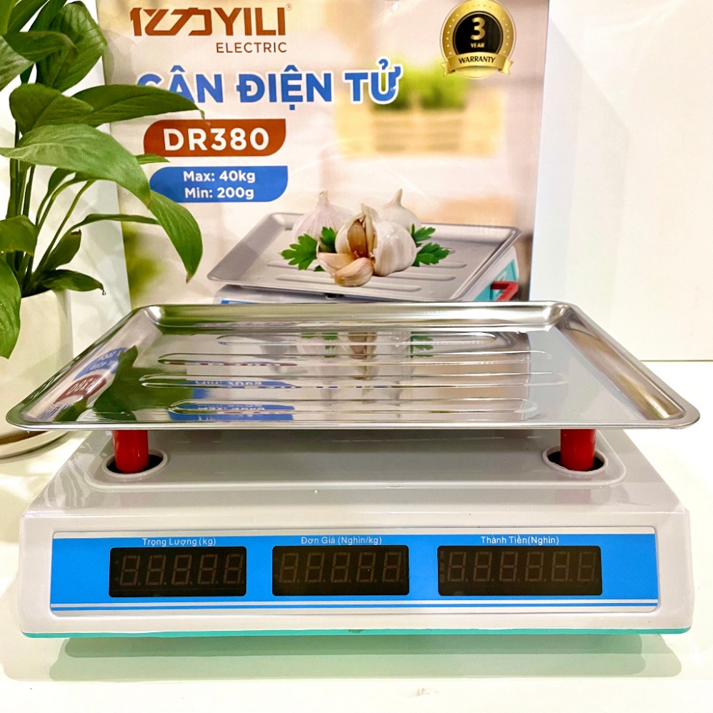 Cân tính tiền điện tử- Cân Điện Tử Bán Hàng Tiếng Việt 40kg/5g hàng chính hãng Bảo hành 1 năm