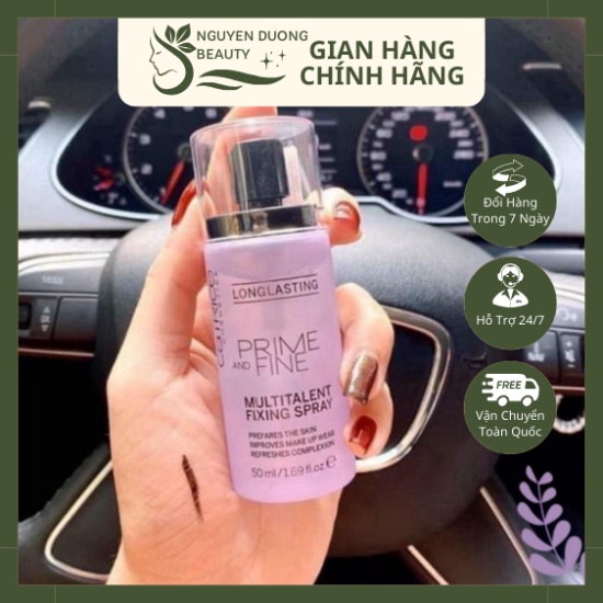 [CHÍNH HÃNG]  Xịt Khoá Nền 8h Không Trôi Prime Fine - 50ml