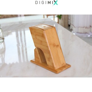 Hộp Đựng Dao Kéo Nhà Bếp DIGIMIX Bằng Gỗ Tre Tự Nhiên, Tinh Tế Bảo Vệ Môi Trường