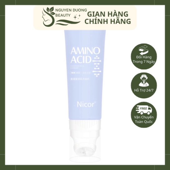 [CHÍNH HÃNG]  Sữa Rửa Mặt NICOR Amino Acid Dưỡng Ẩm 120ml
