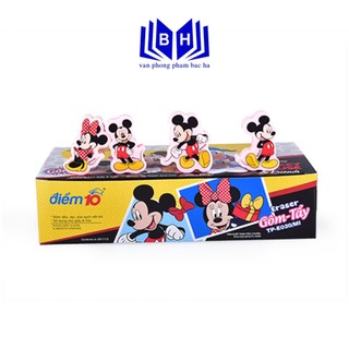 Gôm tẩy thiên long tp-e020/ca - tp-e020/mi - gôm hình siêu xe ô tô - hình mickey mouse