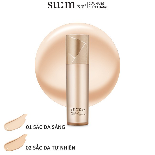Kem nền che khuyết điểm Su:m37 Air Rising TF Stay Fit Foundation SPF35 PA++ 40ml