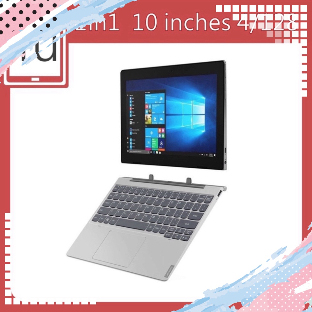Máy tính bảng lai 2 in 1 Lenovo D330 bộ nhớ 128GB Windows 10 - Bản chính hãng, bảo hành 12 tháng mới