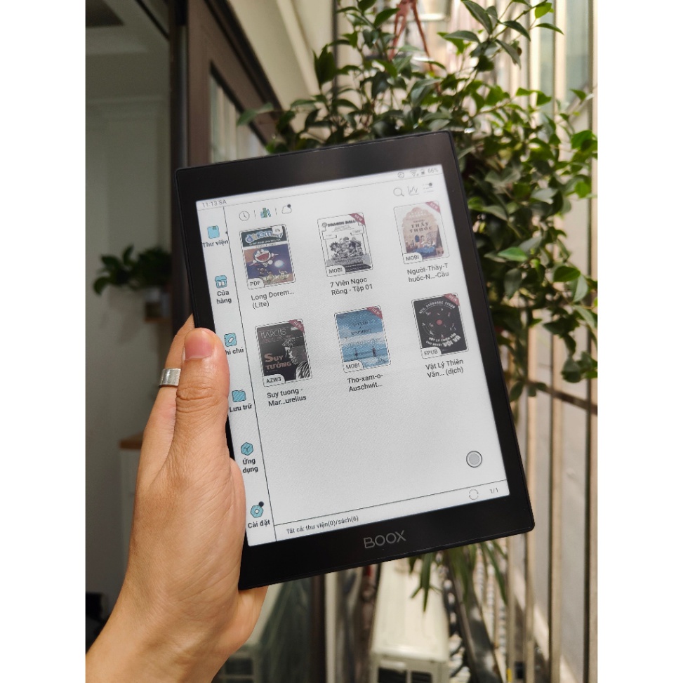 Máy đọc sách Boox Nova Air C màn hình eink màu bảo vệ mắt