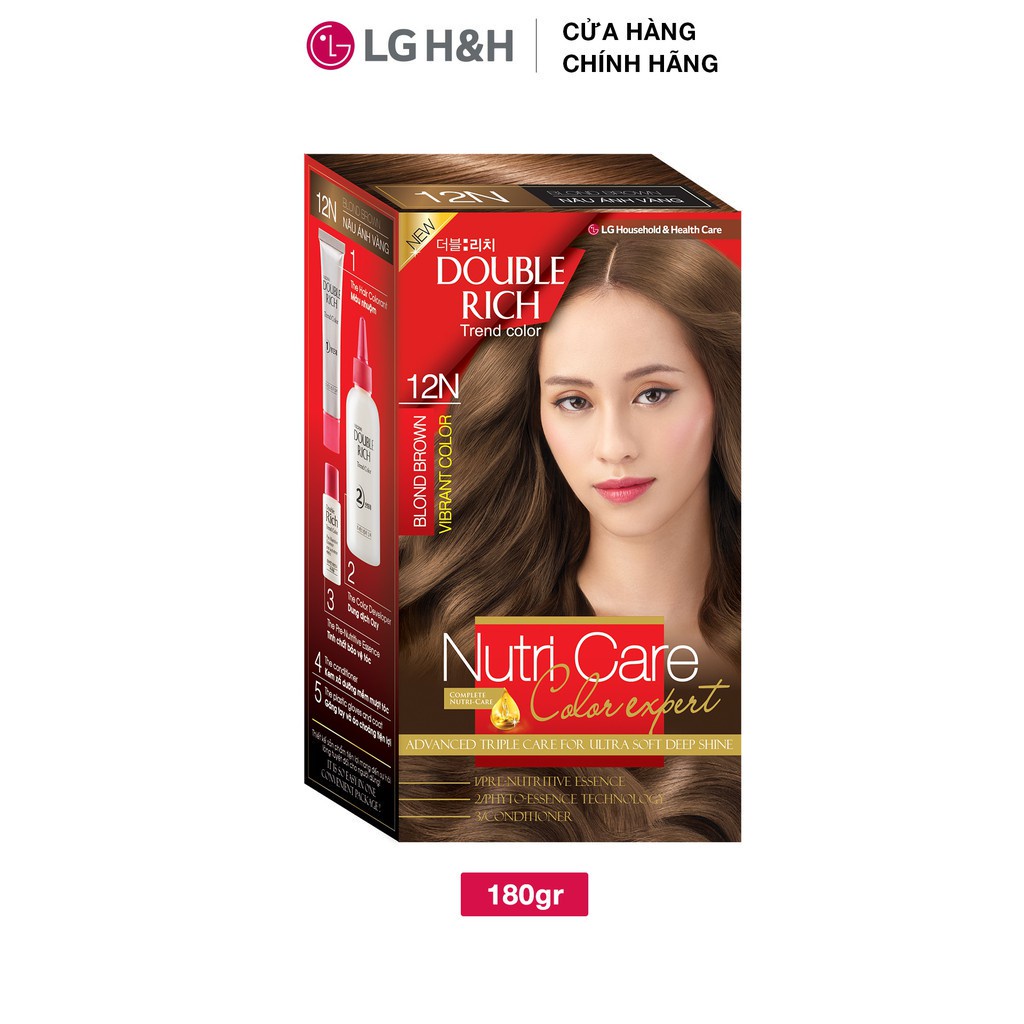 Kem nhuộm tóc thời trang Double Rich Beaty Color & Nutri Care Trend Colour