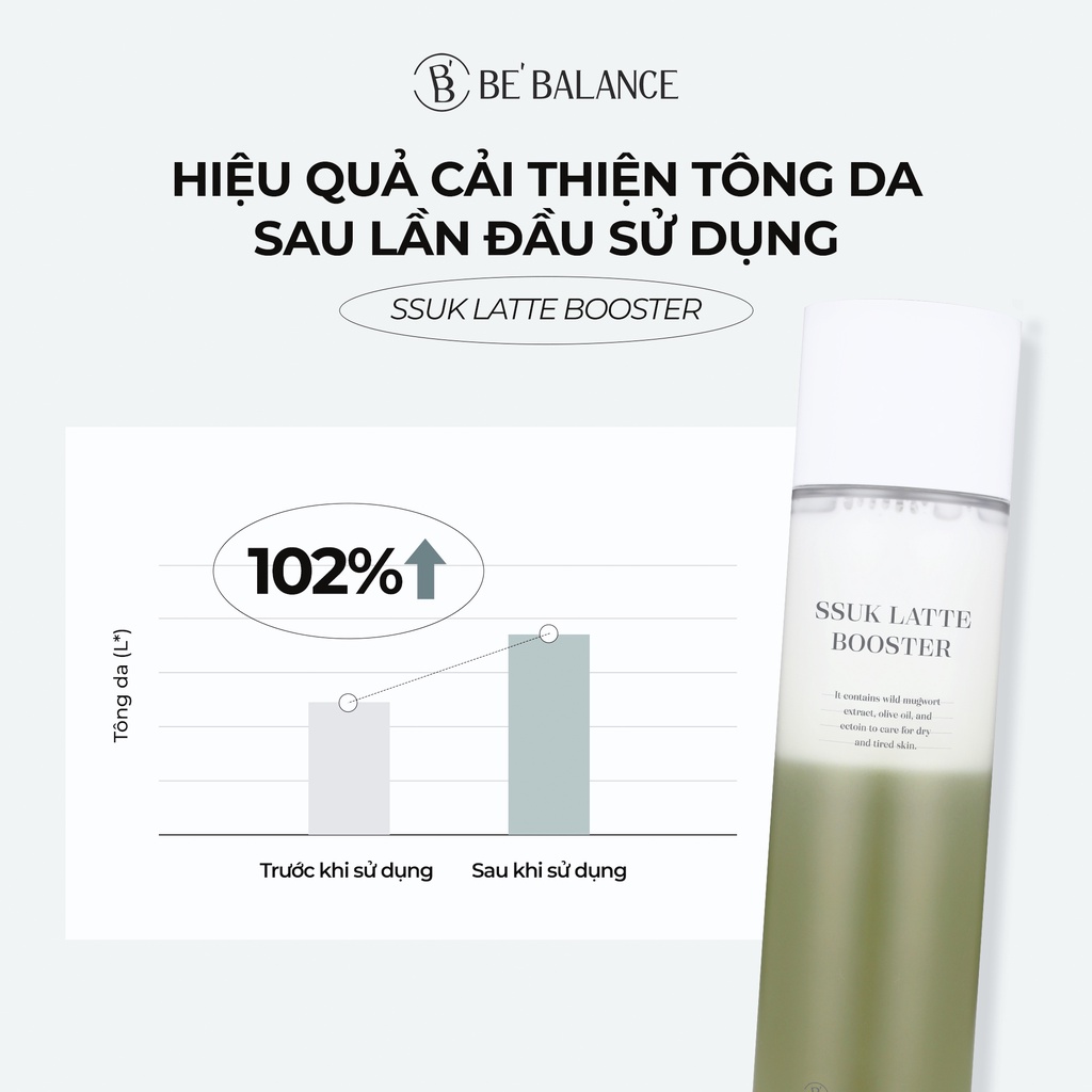 [Sản phẩm mới] Nước Thần Cho Làn Da Thiếu Sức Sống SSUK LATTE BOSSTER Be'Balance (120ML) giúp dịu da, trắng khỏe đều màu