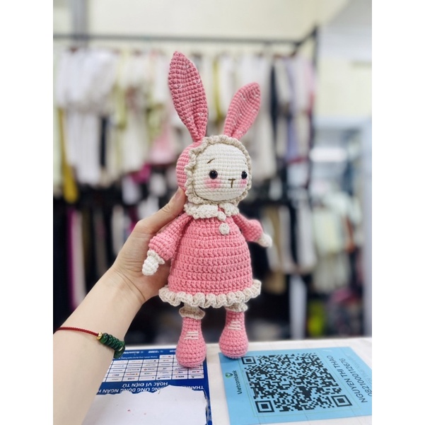 Thỏ mimi bằng len handmade