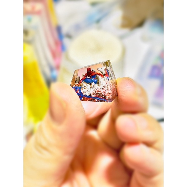 Nút bàn phím cơ Người Nhện.Keycap resin Spider Man.Keycap arrtisan Spider Man.