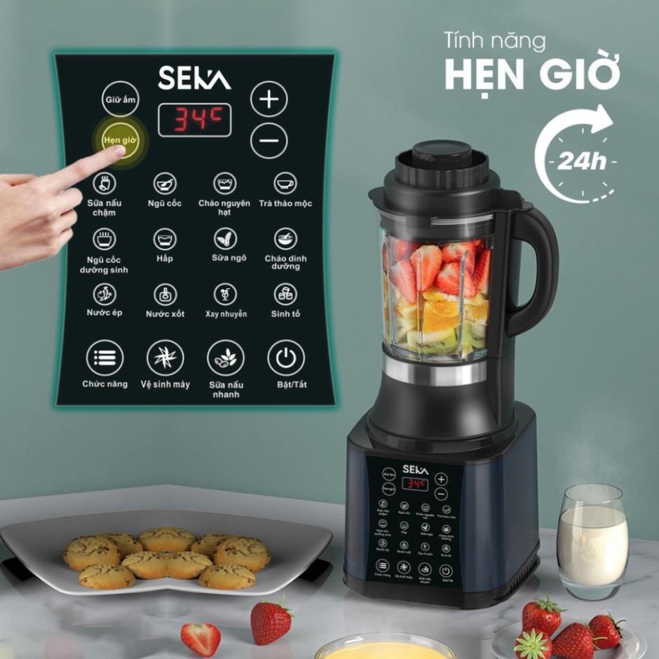 Máy làm sữa hạt SEKA E400 1700 ml chính hãng 14 chức năng công suất 1800w, bảo hành 24 tháng ...