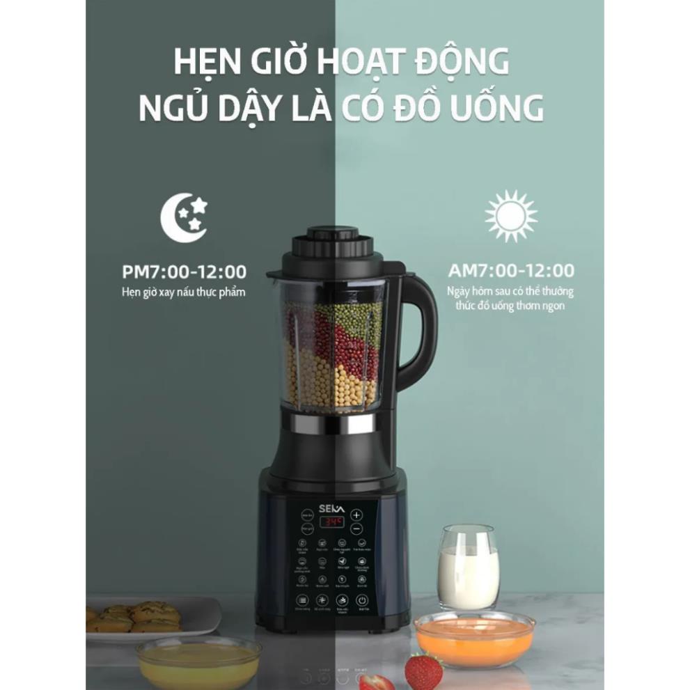 Máy làm sữa hạt SEKA E400 1700 ml chính hãng 14 chức năng công suất 1800w, bảo hành 24 tháng ...