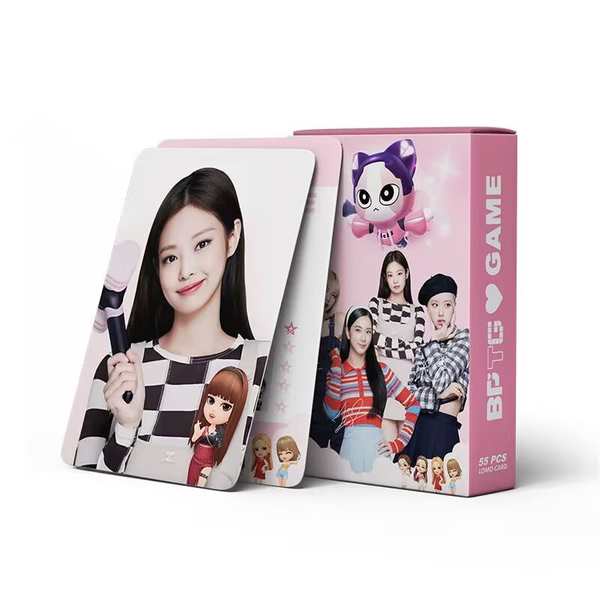 Blackpink card lomo card blackpink Blackpink mực xung quanh thẻ bộ sưu tập thẻ nhỏ BPTG THE GAME cùng một thẻ LOMO thẻ lomo cần hỗ trợ