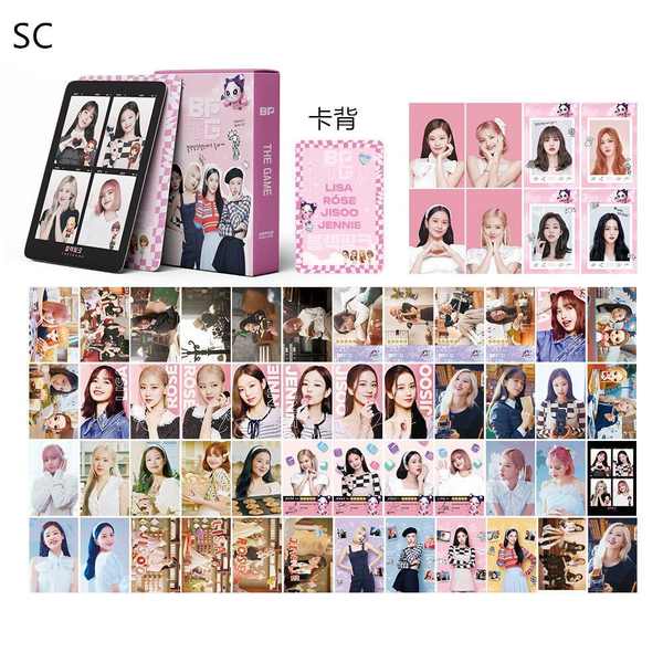 Blackpink card lomo card blackpink Blackpink mực xung quanh thẻ bộ sưu tập thẻ nhỏ BPTG THE GAME cùng một thẻ LOMO thẻ lomo cần hỗ trợ