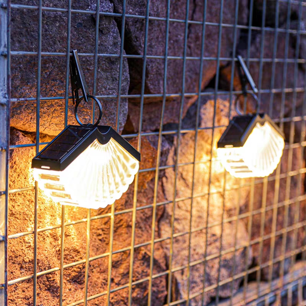 Đèn năng lượng mặt trời hình quạt đèn treo cây đèn led trang trí quán cafe sân vườn ban công ngoài trời kháng nước