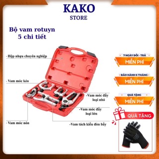 Vam cảo rotuyn, bộ dụng cụ tháo mở  rotuyn 5 chi tiết, dụng cụ sửa chữa Kako store