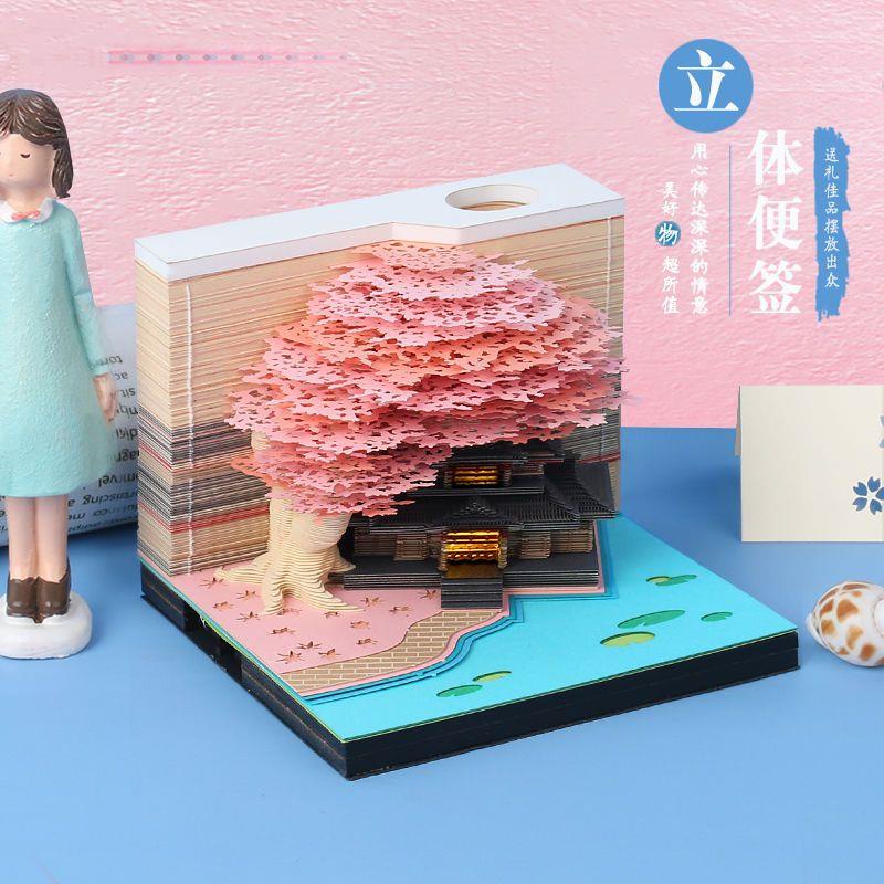 Mô Hình Ngôi Nhà Cây 3d Bằng Giấy Ba Chiều Sáng Tạo