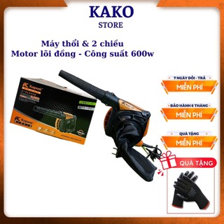 Máy thổi bụi, hút bụi 2 chiều kapusi nhật bản 600w, mô tơ dây đồng 100%, kako store