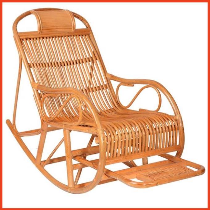 Ghế Mây Bập Bênh Thư Giãn Ghế Lười Bằng Tre Cao Cấp Trang Trí Sân Vườn Ban Công Tạo Không Gian Xanh Tươi Mát