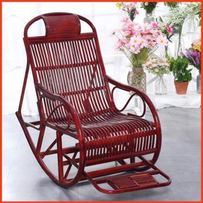 Ghế Mây Bập Bênh Thư Giãn Ghế Lười Bằng Tre Cao Cấp Trang Trí Sân Vườn Ban Công Tạo Không Gian Xanh Tươi Mát