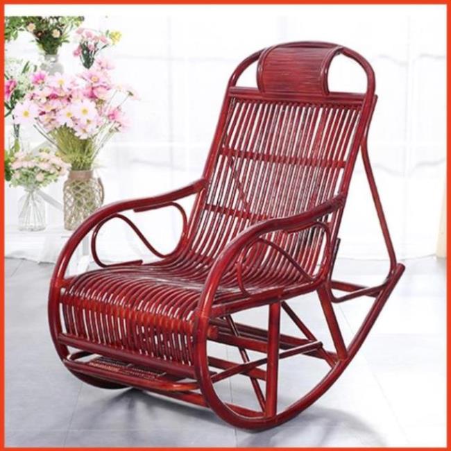 Ghế Mây Bập Bênh Thư Giãn Ghế Lười Bằng Tre Cao Cấp Trang Trí Sân Vườn Ban Công Tạo Không Gian Xanh Tươi Mát